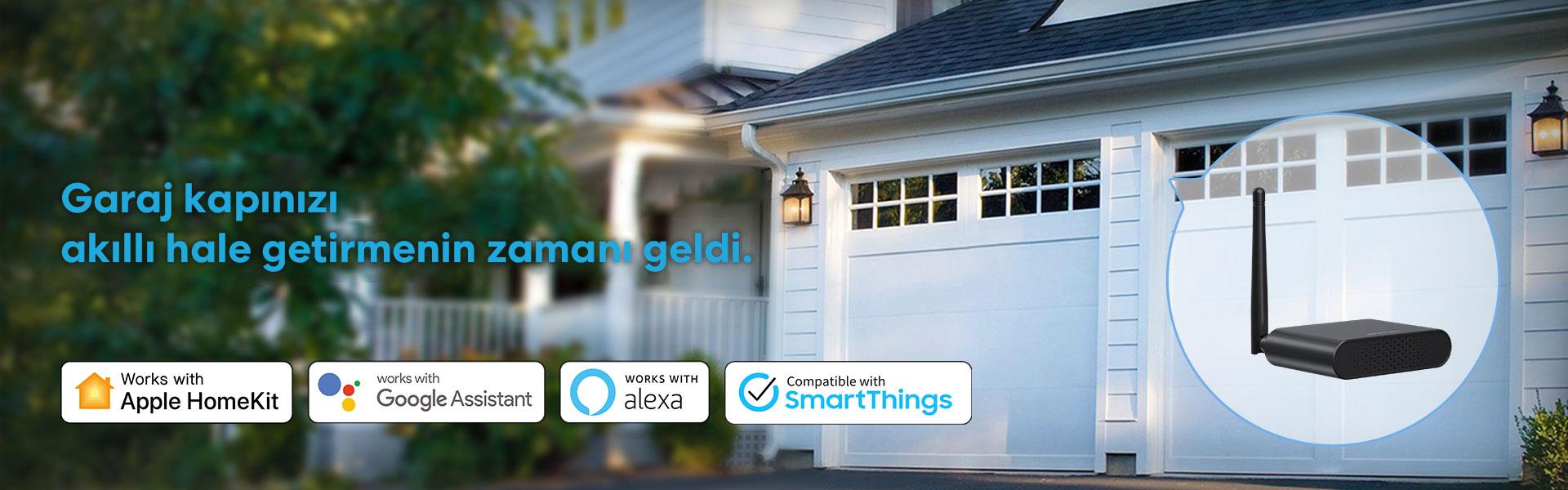 Meross Akıllı Çoklu Garaj Anahtarı 3 Kapı MSG200