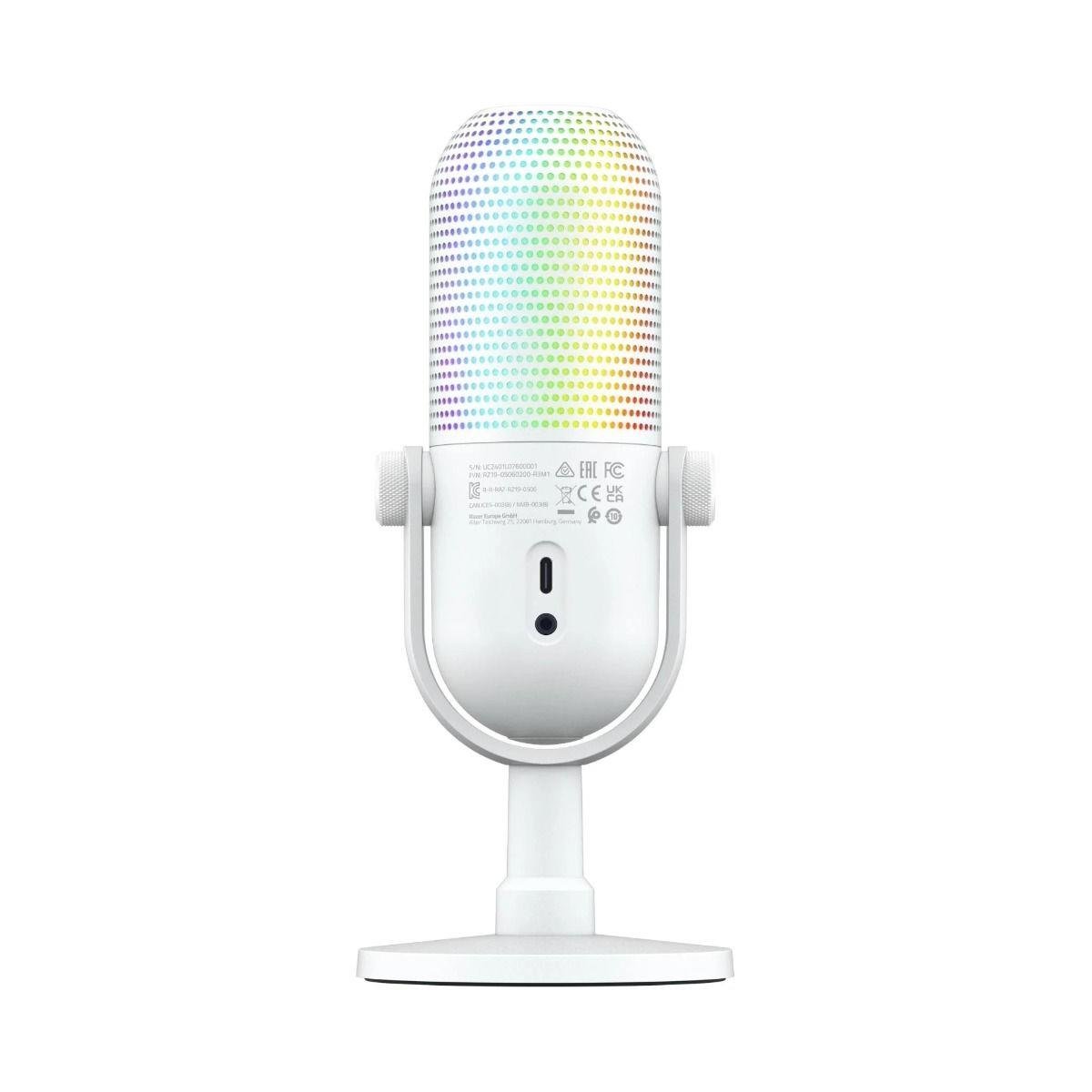 Razer Seiren V3 Chroma RGB Mikrofon Beyaz RZ19-05060200-R3M1