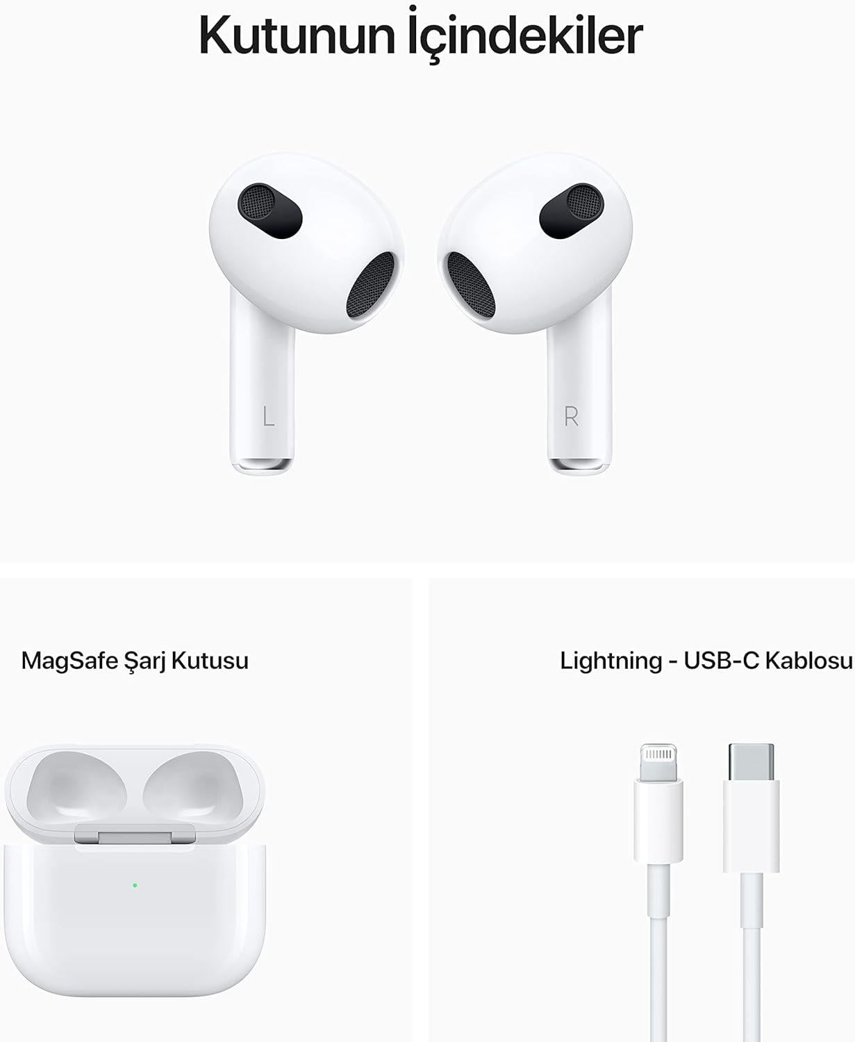 Apple Airpods 3. Nesil Kulaklık - AP.MME73TU.A