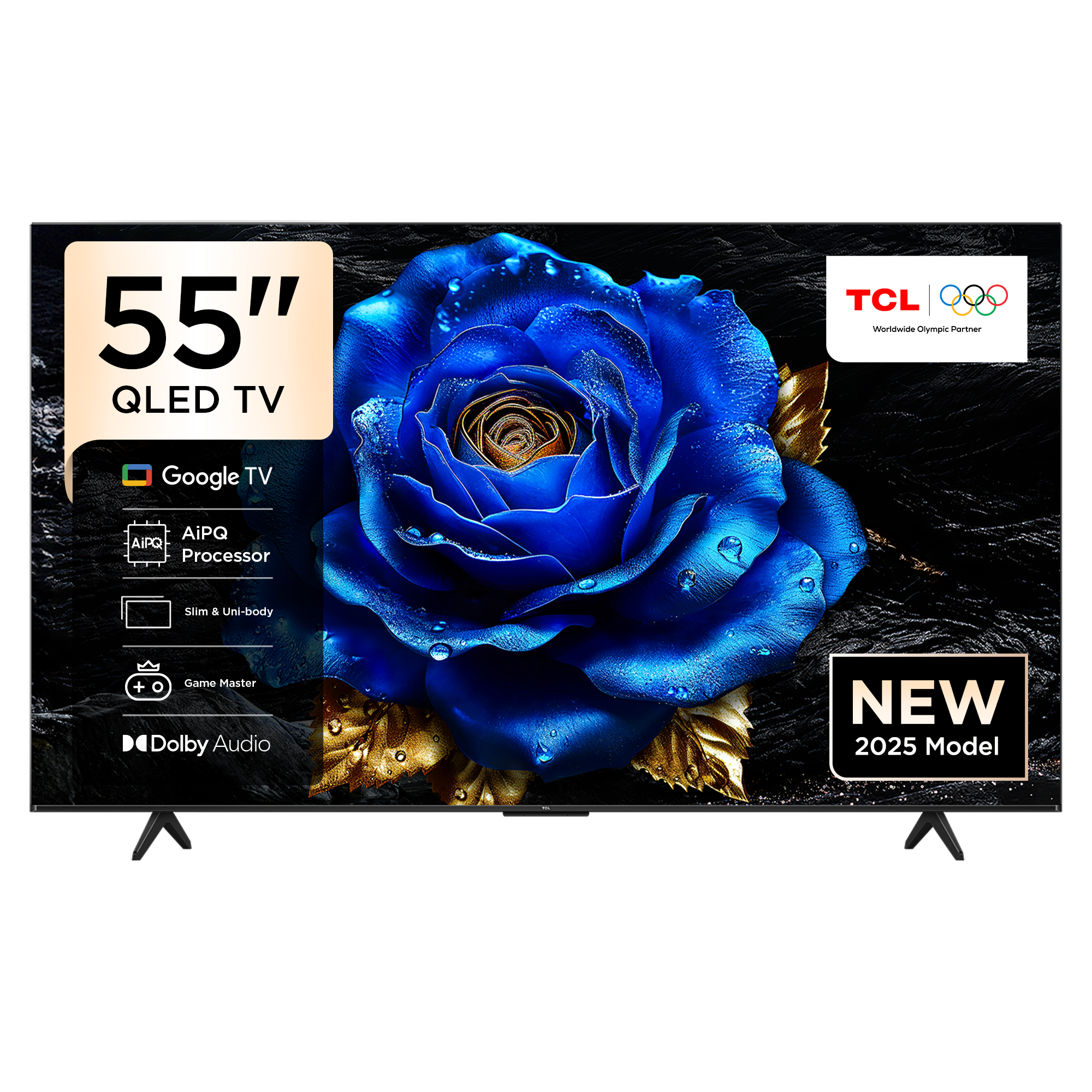 TCL 55T6C 55” 4K QLED GoogleTV – Dolby Vision, HDR10+, Smart TV