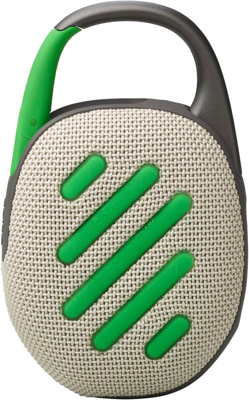 JBL Clip5, Bluetooth Hoparlör IP67, Bej/Yeşil