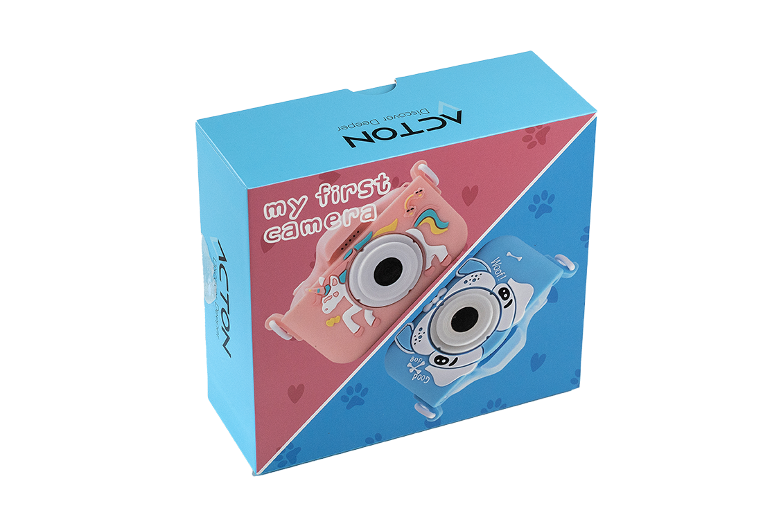 Acton Full HD Dijital Çocuk Fotoğraf Makinesi - Mavi