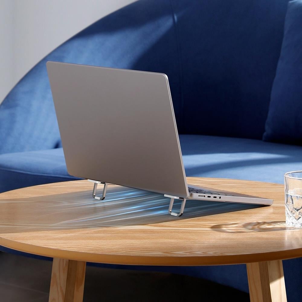 Baseus Katlanabilir Portatif Macbook Dizüstü Bilgisayar Laptop Stand Ayağı, Gri