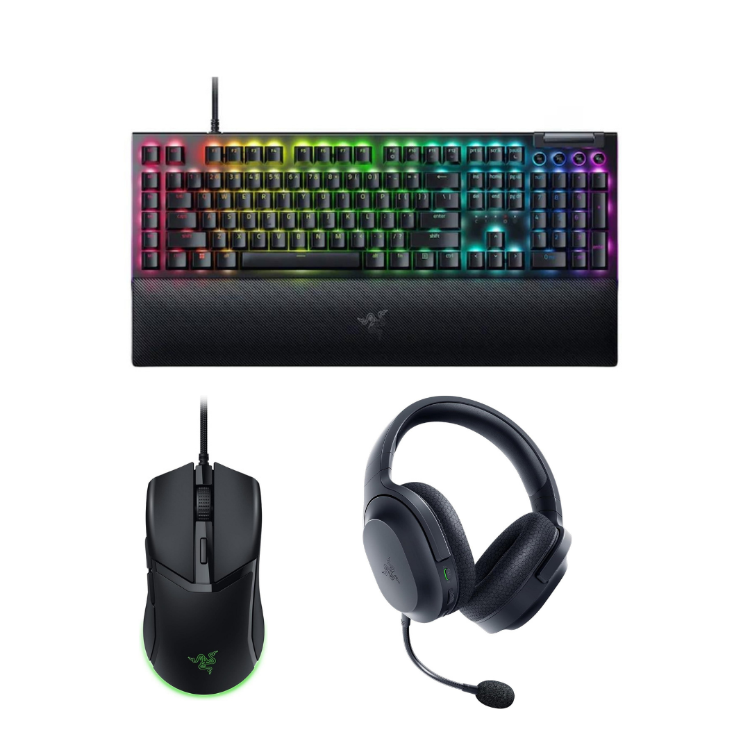 Razer BlackWidow V4 - Razer Barracuda X - Razer Cobra-Razer Barracuda X Bunndle