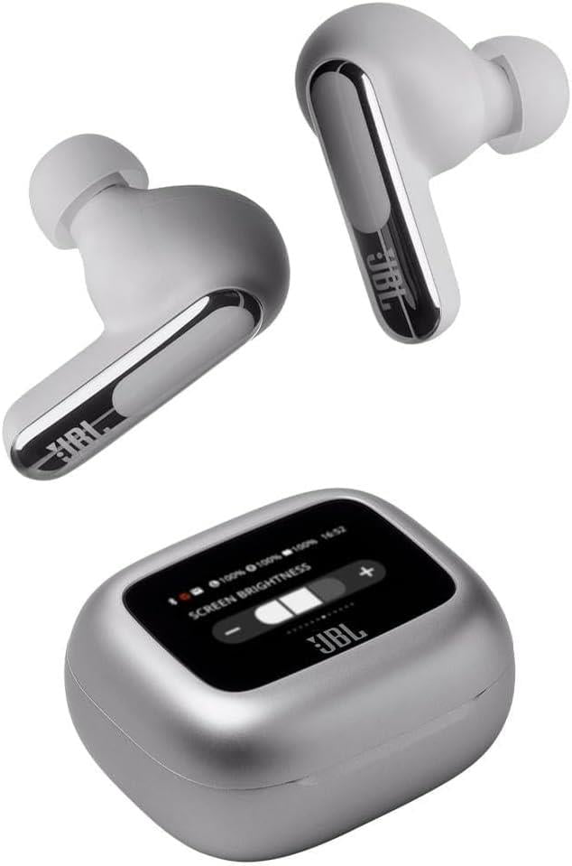 JBL Live Beam 3, Kablosuz Kulakiçi Kulaklık, Silver
