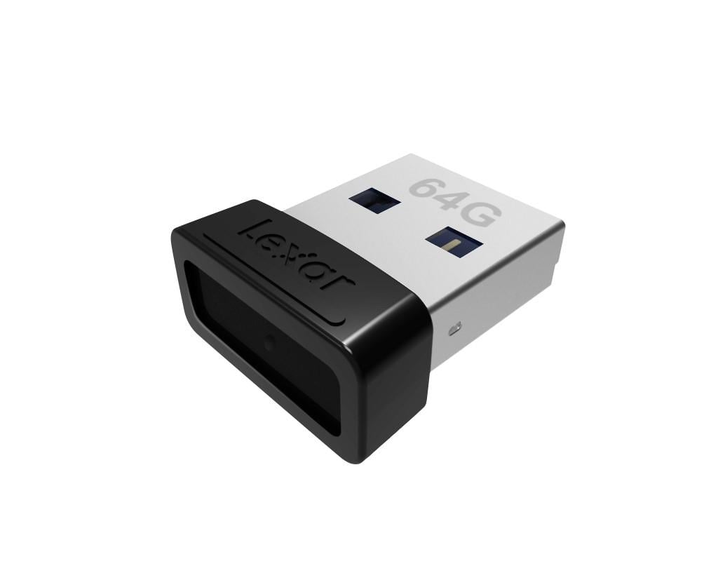LEXAR 64GB LJDS47-64GABBK USB BELLEK JUMPDRIVE USB 3.1 S47 64GB BLACK PLASTIC HOUSING UP TO 250MB/S
