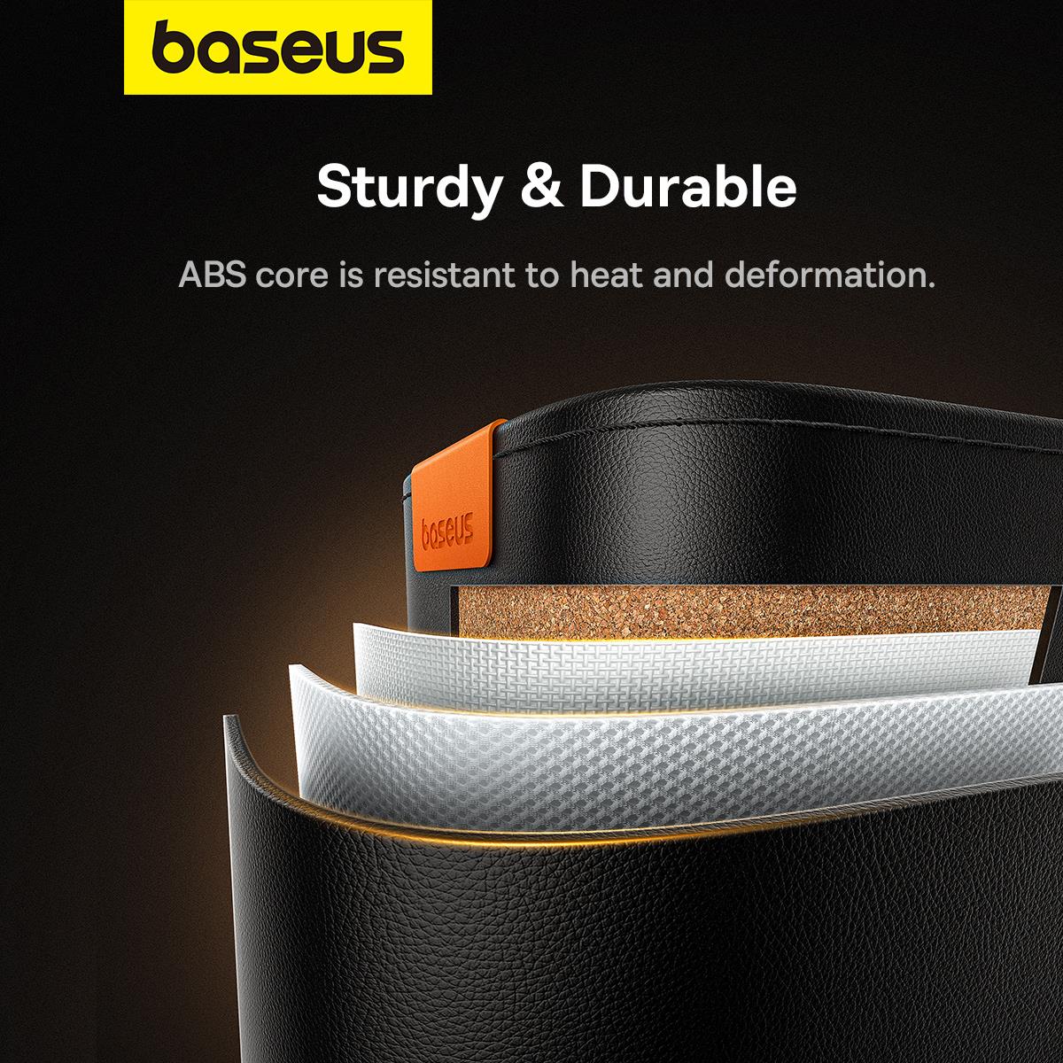 Baseus OrganizeFun Serisi Araç Konsol ve Koltuk Yanı Organizer - Siyah