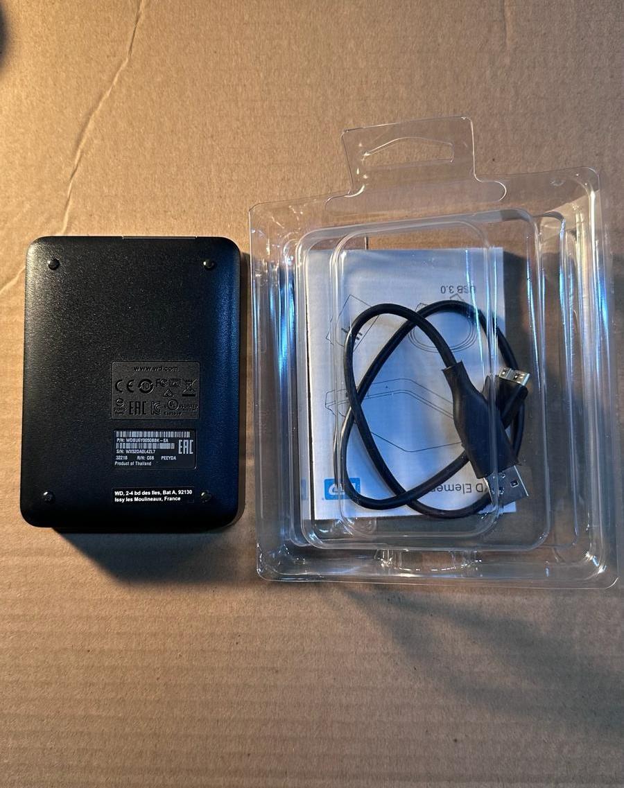 OUTLET WD 5TB Elements USB 3.0 Taşınabilir Harici Hard Disk 