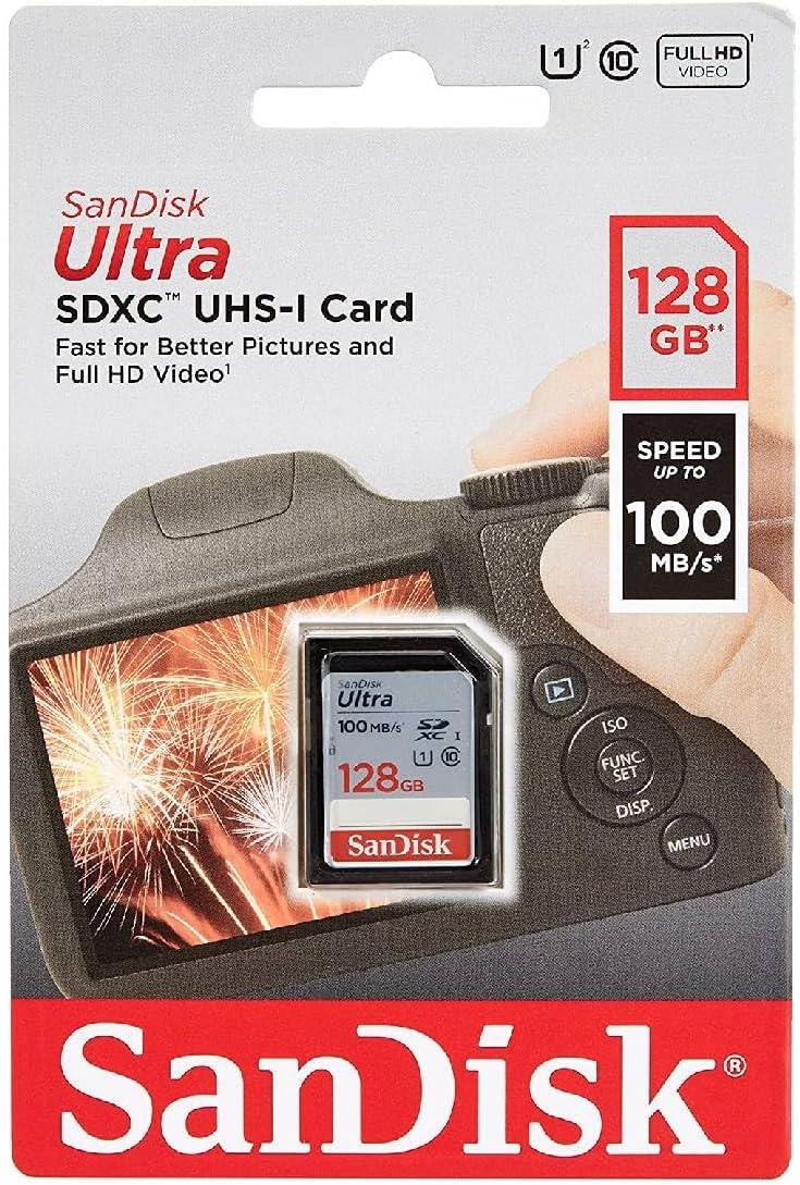 Sandisk Ultra 128gb 100mb/s Sdxc Hafıza Kartı SDSDUNR-128G-GN3IN