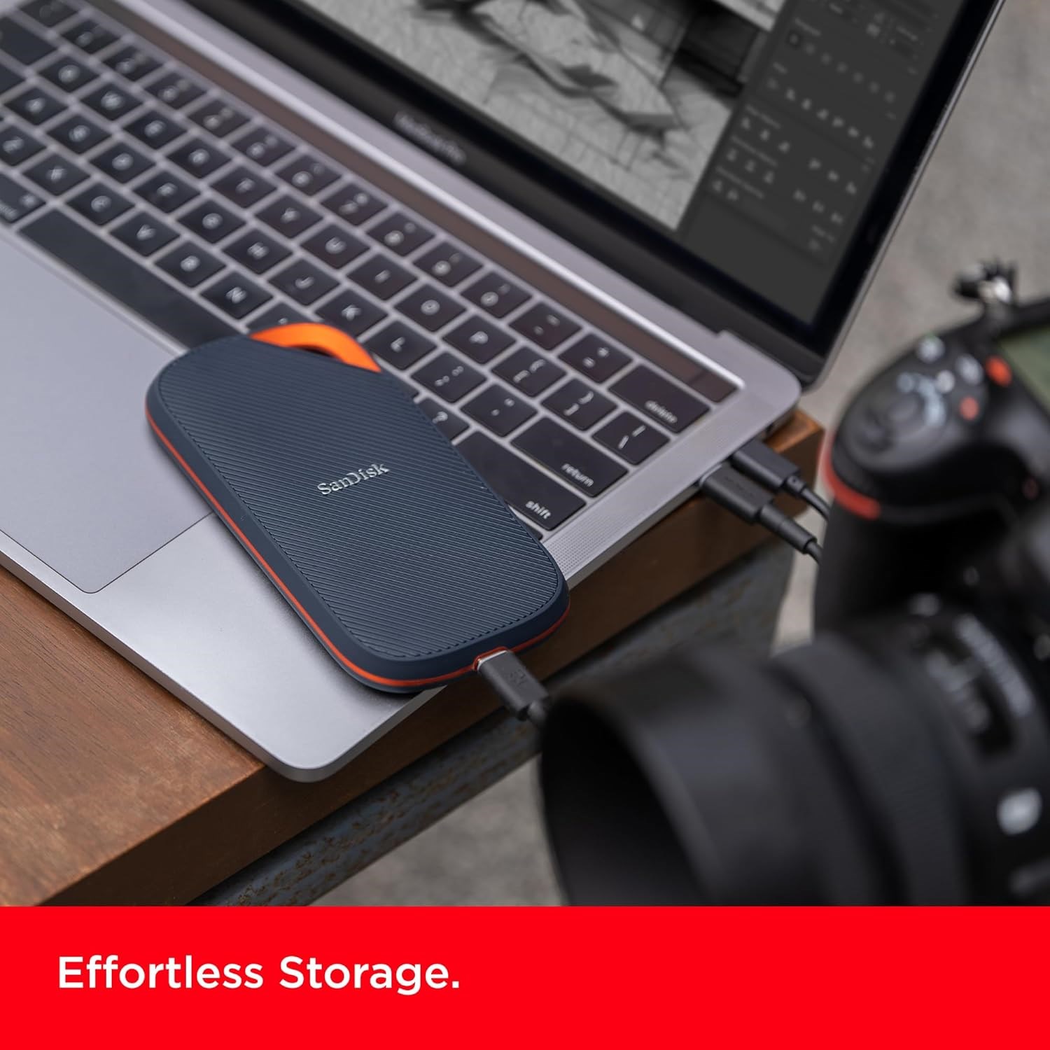 Sandisk Extreme Pro 2TB USB 4 Gen 3x2 Taşınabilir SSD SDSSDE82-2T00-G25