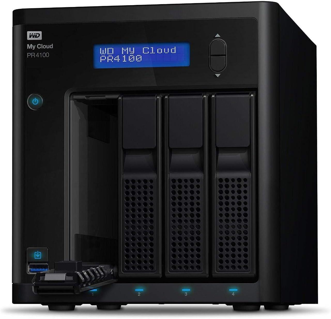 Wd My Cloud Pro Serisi PR4100 24TB Nas Depolama Ünitesi WDBNFA0240KBK-EESN 