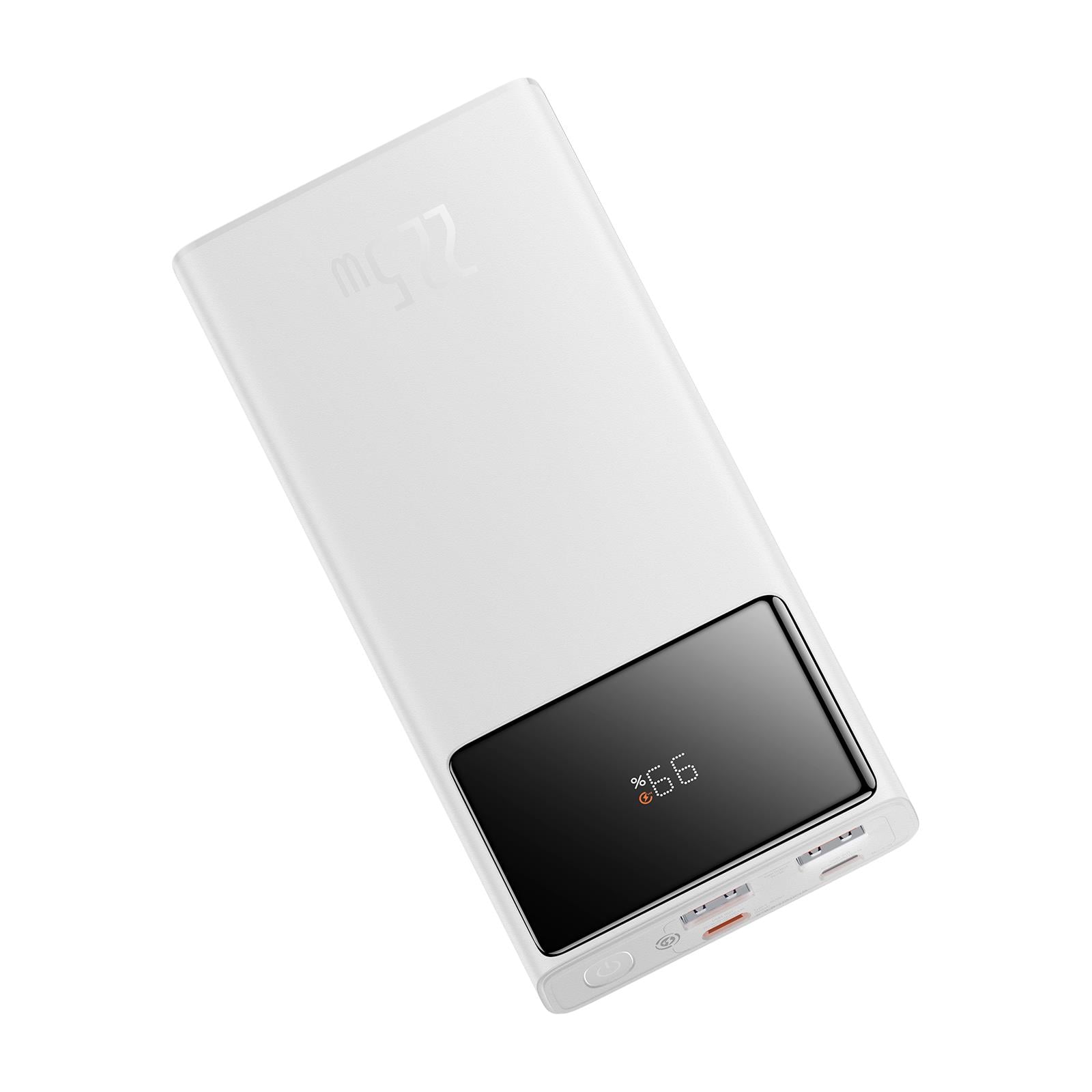 Baseus Star-Lord Overseas Edition 22.5W 10.000 mAh Dijital Ekranlı Powerbank - Beyaz