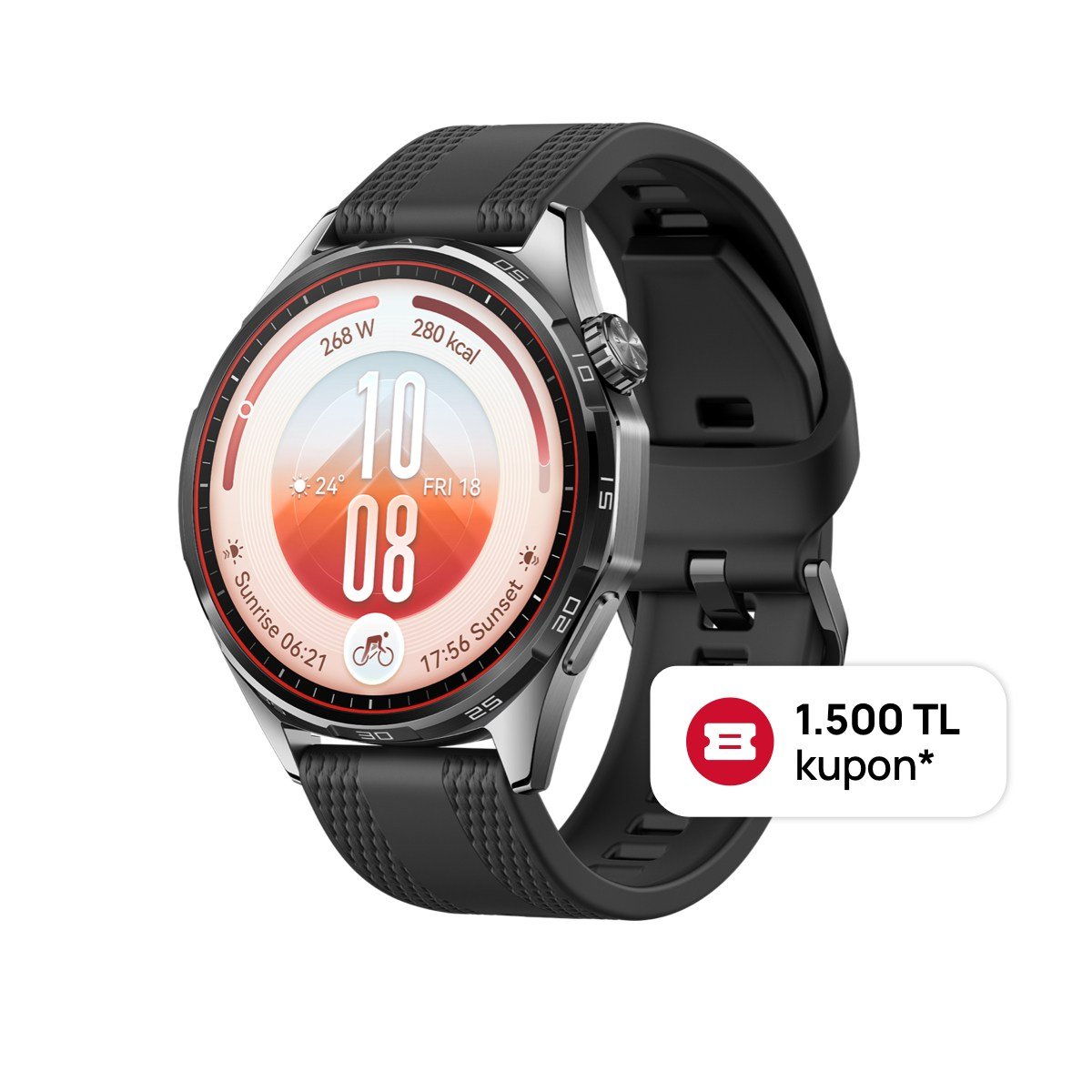Huawei WATCH GT 7 46mm Akıllı Saat, Siyah