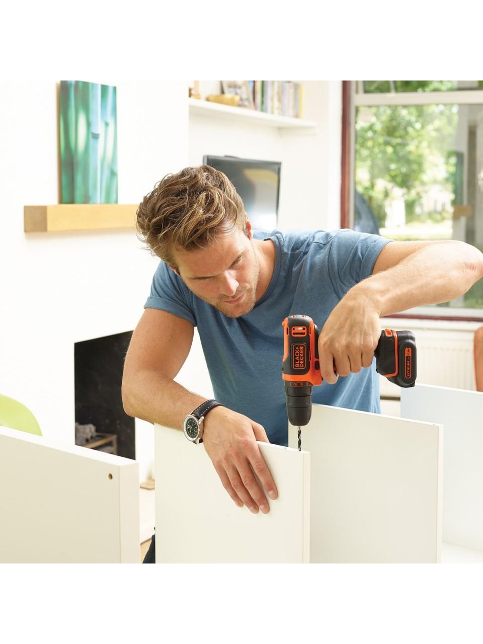 Black & Decker BDCDD 12K 10.8Volt/1.5Ah Li-ion Akülü Vidalama