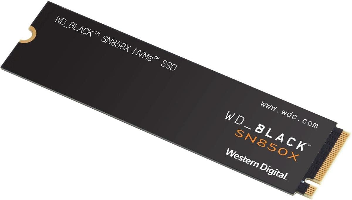 WD 1TB WD_BLACK SN850X Gaming Internal NVMe PCIe 4.0 SSD WDBB9G0010BNC-WRSN