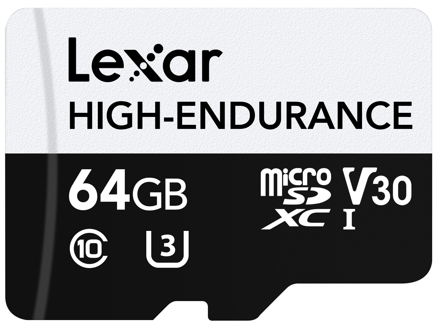 LEXAR 64GB LMSHGED064G-BCNNG MICROSD HIGH-ENDURANCE MİCROSDHC/MICROSDXC UHS-I CARDS UP TO 100MB/S READ 35MB/S WRITE C10 A1 V30 U3