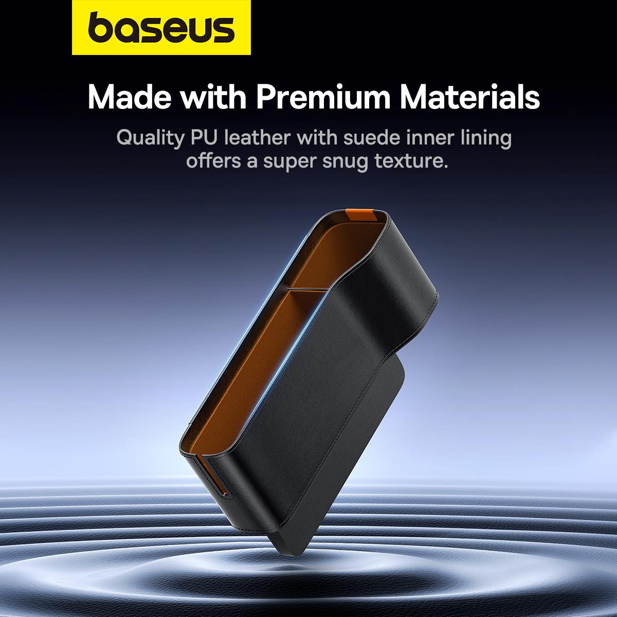 Baseus OrganizeFun Serisi Araç Konsol ve Koltuk Yanı Organizer - Siyah