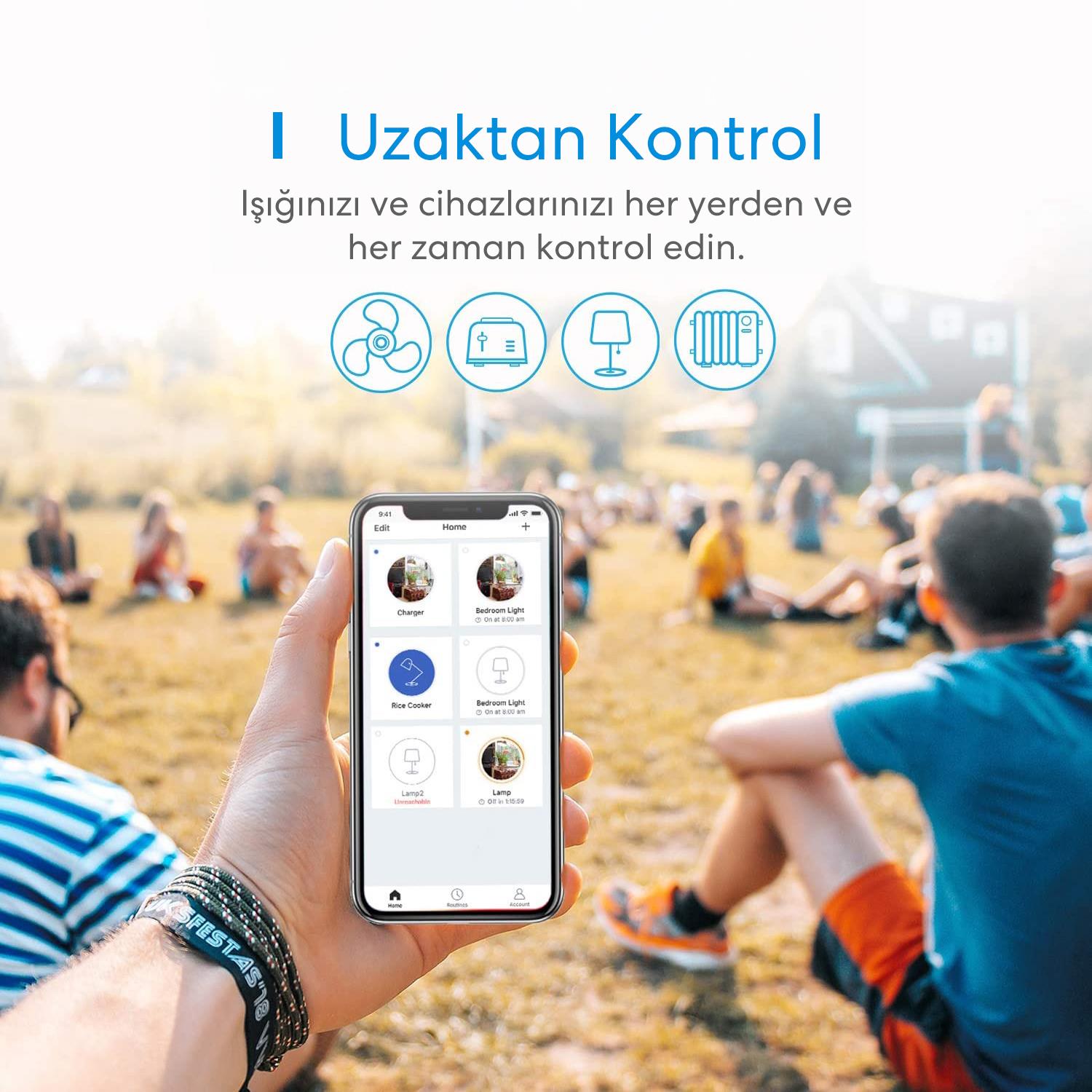 Meross Akıllı Dış Ortam Prizi 2,li MSS620