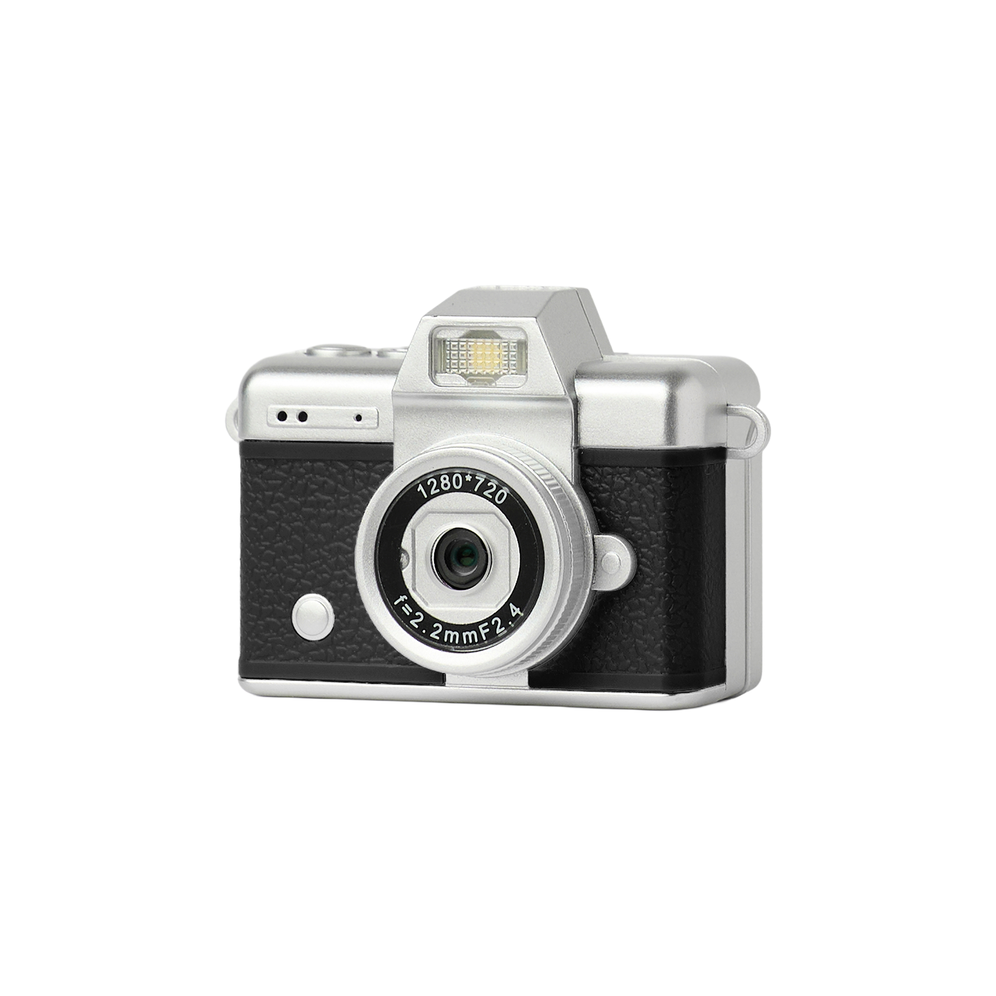 Acton Picco Flex Flip Ekranlı Retro Photo Kamera - Siyah