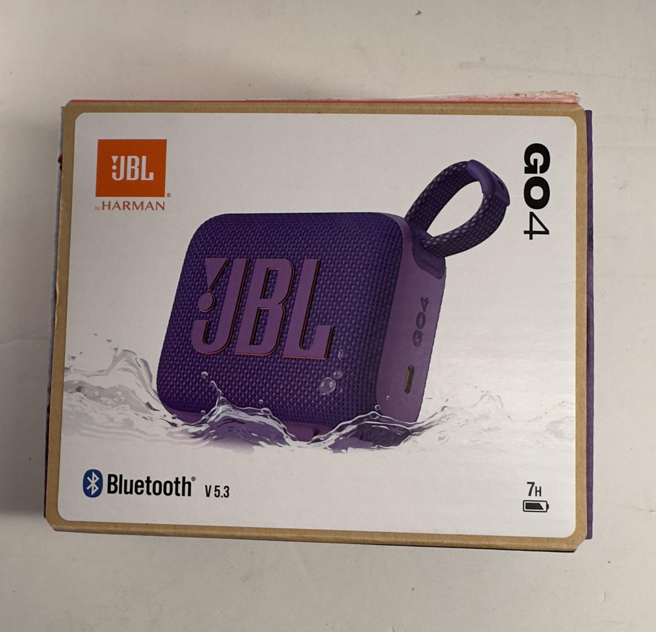 OUTLET JBL Go4 Bluetooth Hoparlör IP67, Mor