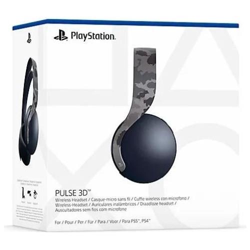 Sony Playstation 5 Pulse 3D Kablosuz Mikrofonlu Kulak Üstü Oyuncu Kulaklığı, Grey Camo ( Bilkom Garantili )