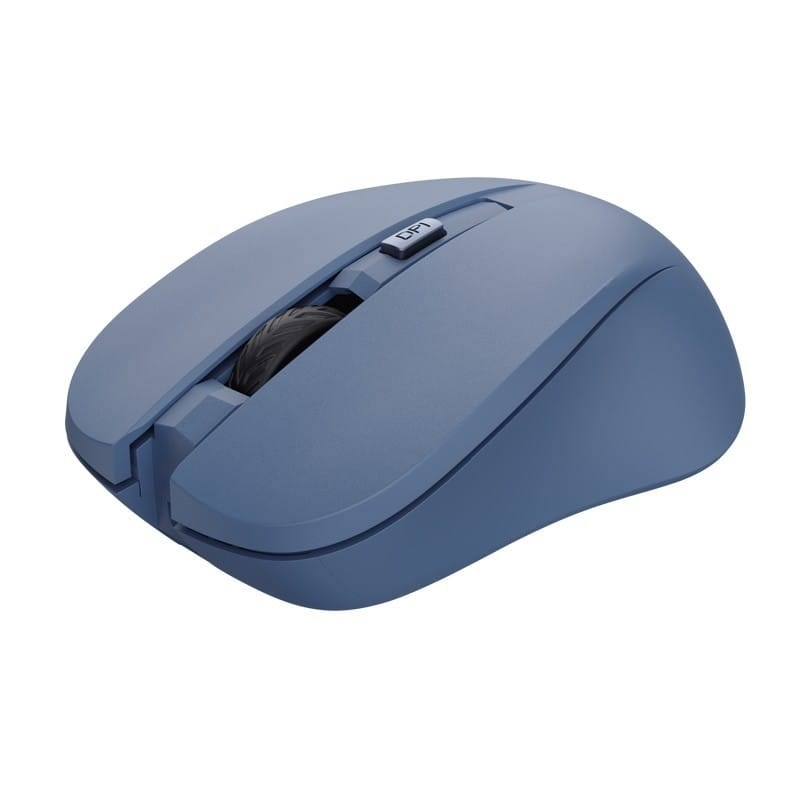 Trust MYDO Sessiz Kablosuz Mouse-Mavi