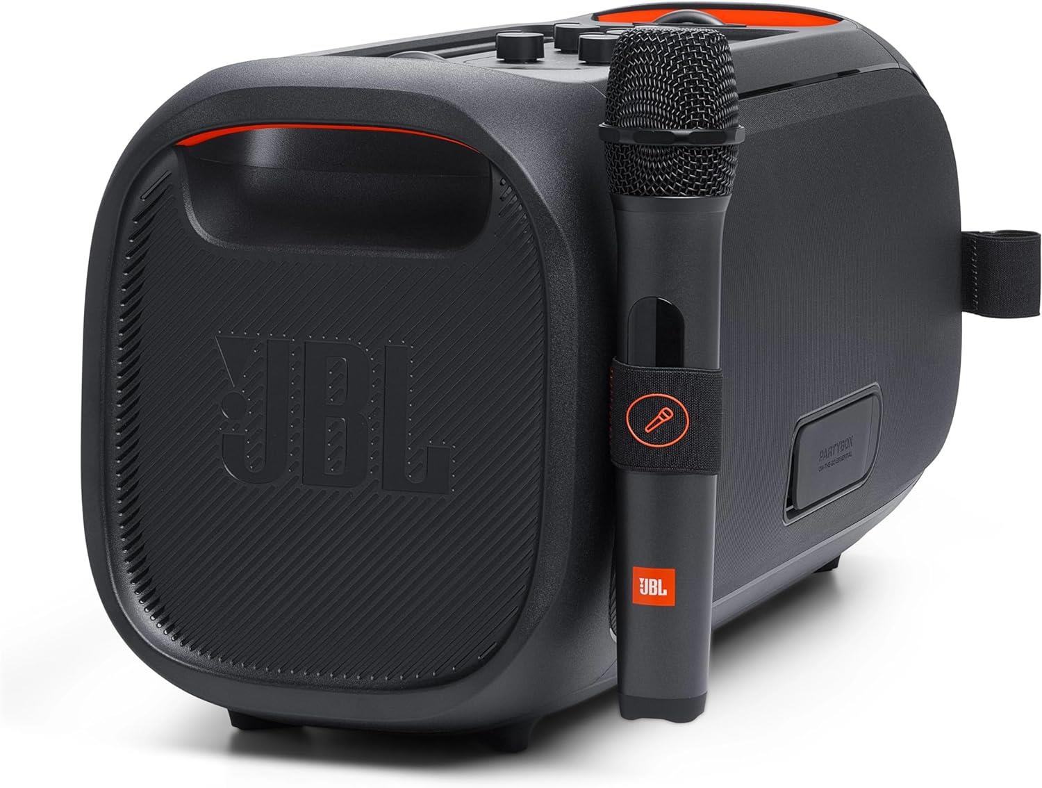 JBL Partybox OTG Essential Mikrafonlu Bluetooth Hoparlör - Siyah
