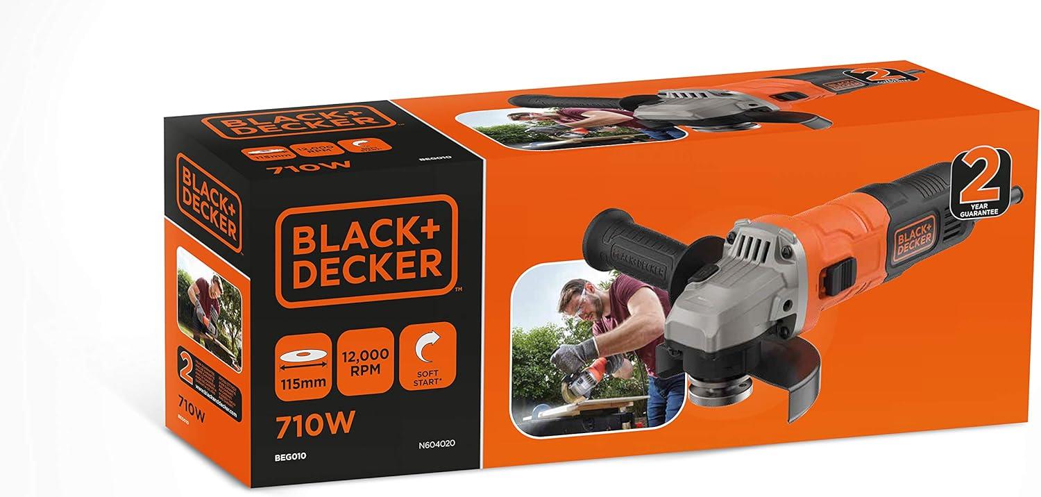 Black&Decker 710Watt Avuç Taşlama Makinesi - BEG010-QS