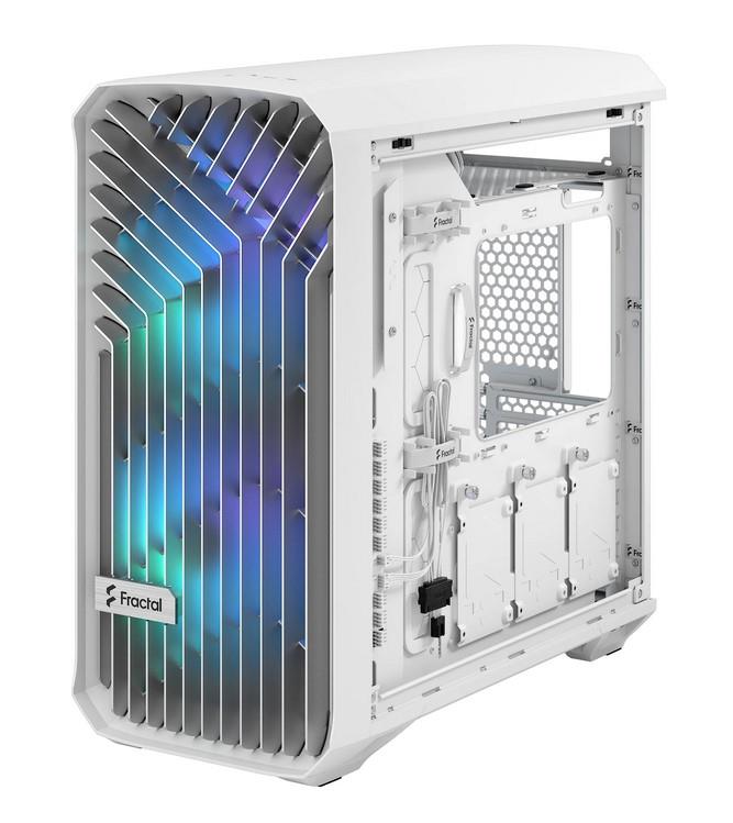 Fractal Design Torrent Compact Beyaz RGB Temper Camlı Oyuncu Bilgisayar Kasas - FD-C-TOR1C-05
