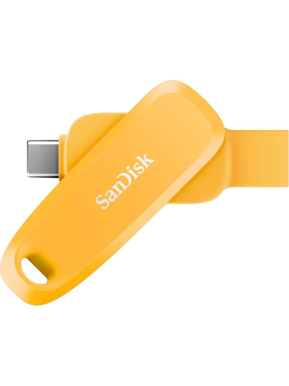 SanDisk Phone Drive 512GB Android Uyumlu USB 3.2 Gen 1 Flash Bellek Yellow Daffodil SDDDC6-512G-G46YD
