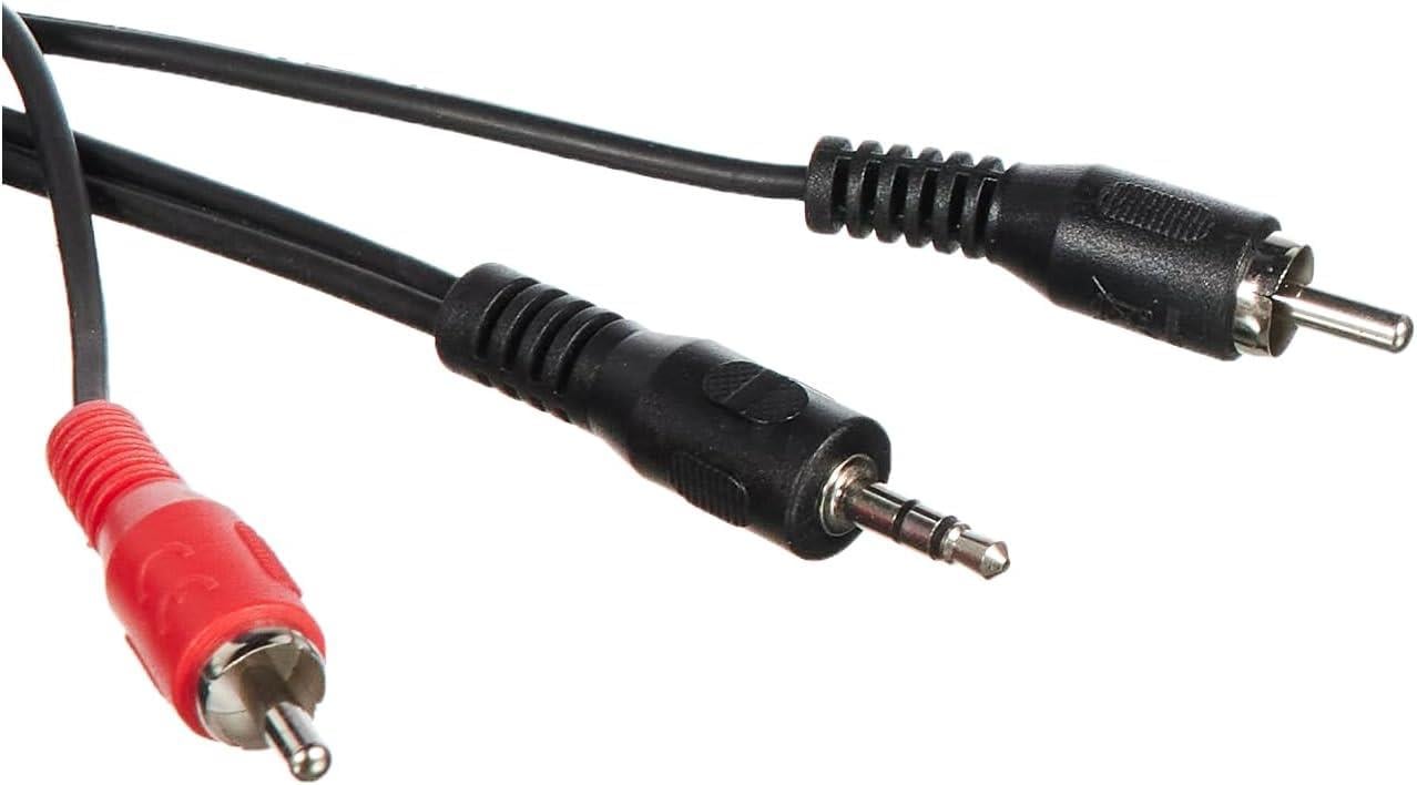 Hama 3.5mm - 2RCA Siyah 2m