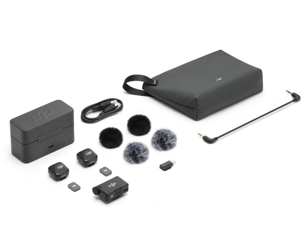 DJI Mic Mini 2 (2 Verici + 1 Alıcı + Şarj Kutusu)
