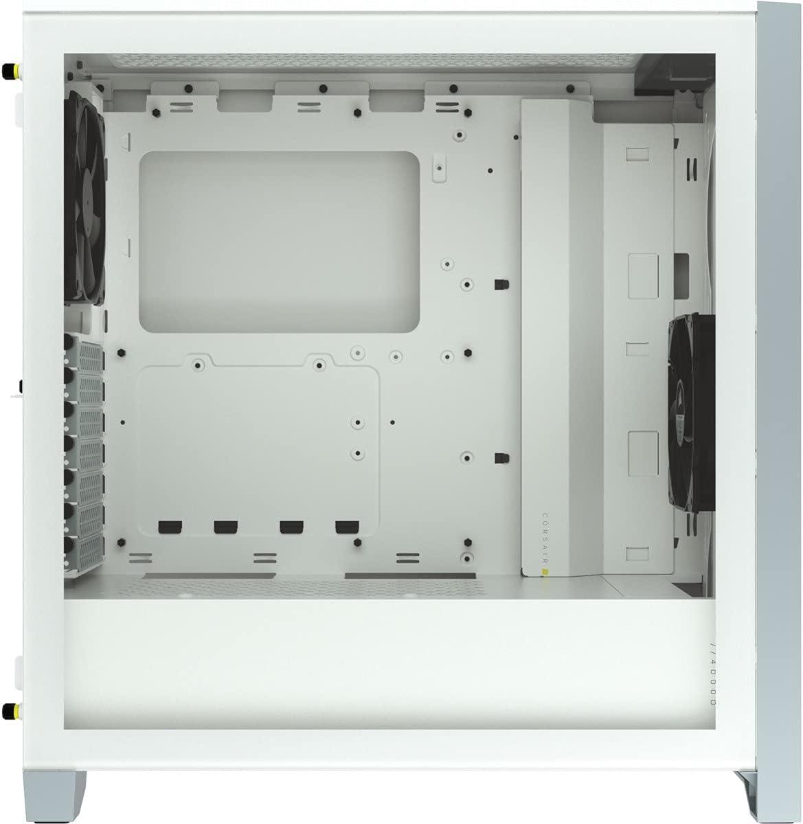 Corsair BKC-1201 4000D Airflow Tempered Glass Mid-Tower Bilgisayar Kasa Beyaz CC-9011201-WW 