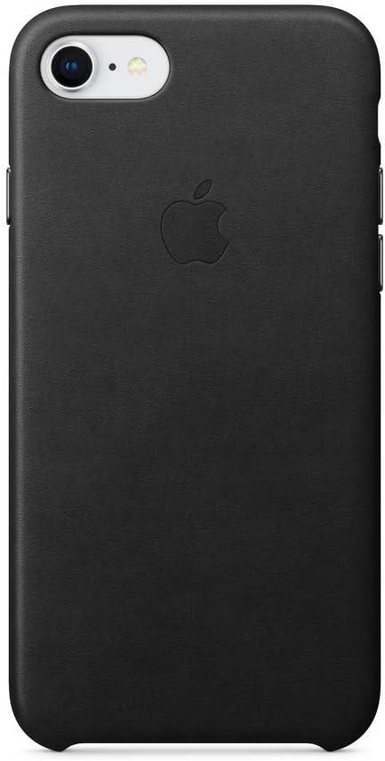 Apple iPhone 8 - 7 Deri Kılıf Siyah
