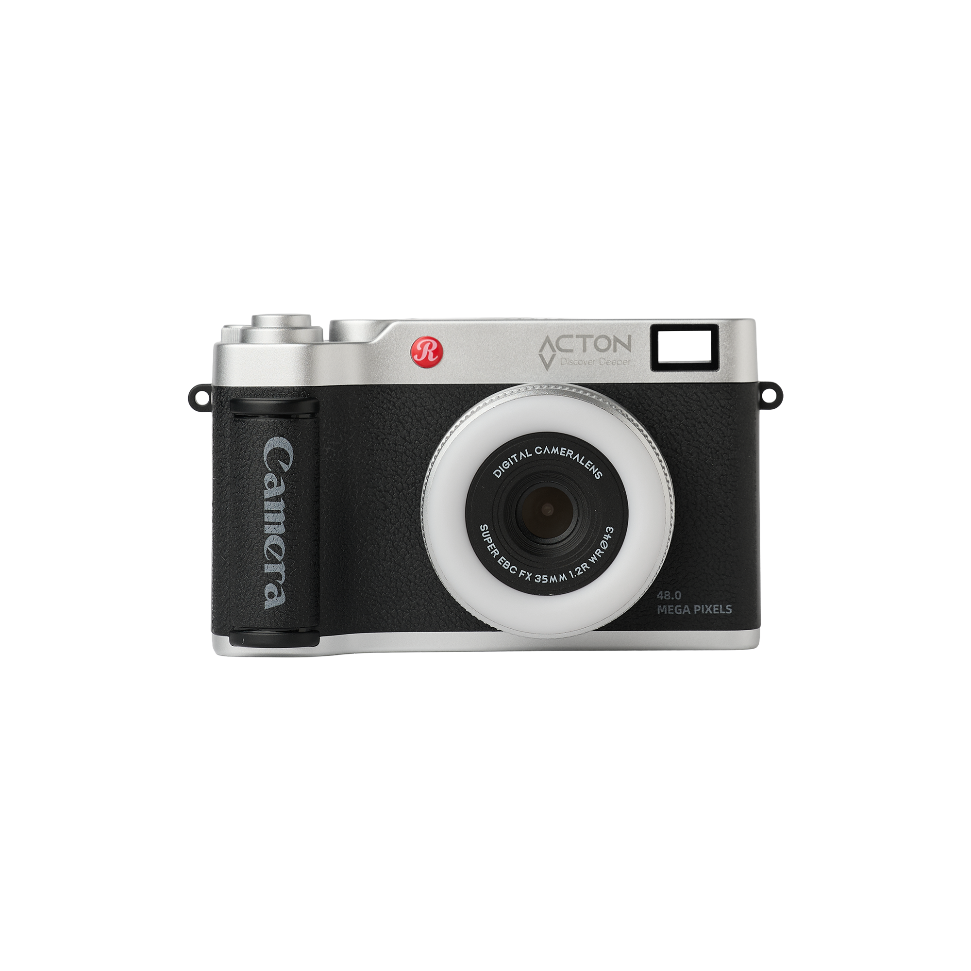 Acton Focus Flex Digital 4K 18X Zoom 48 MP Flaşlı Vlog Kamera Fotoğraf Makinesi Siyah