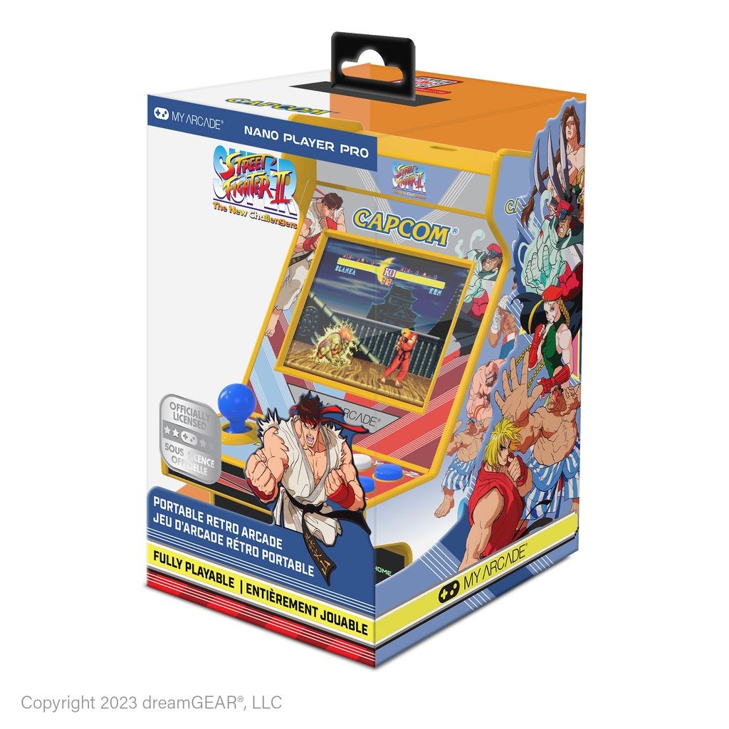 My Arcade 12Cm Str Fighter II Champ Retro Konsol 2 Oyun