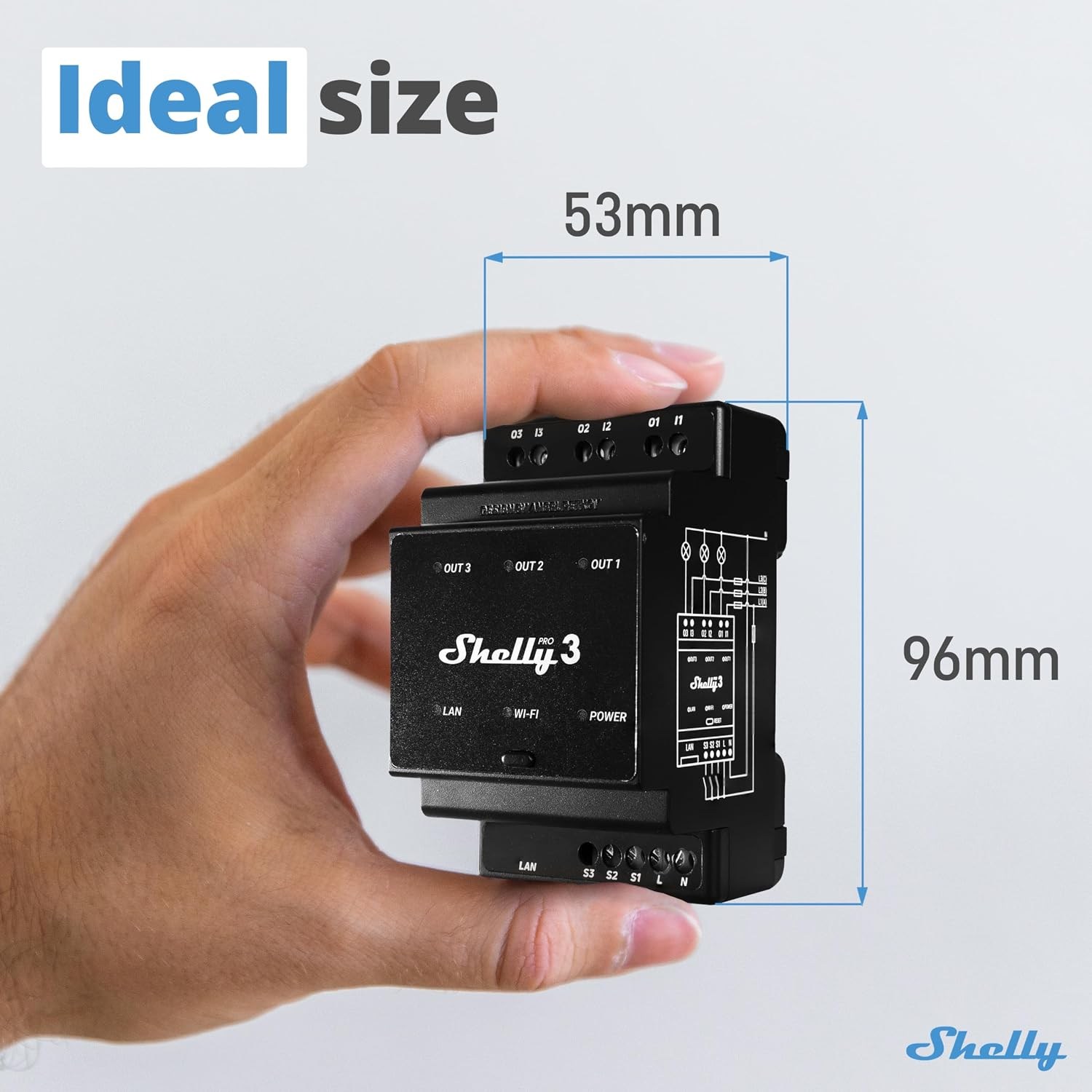 Shelly Pro 3 Akıllı Röle