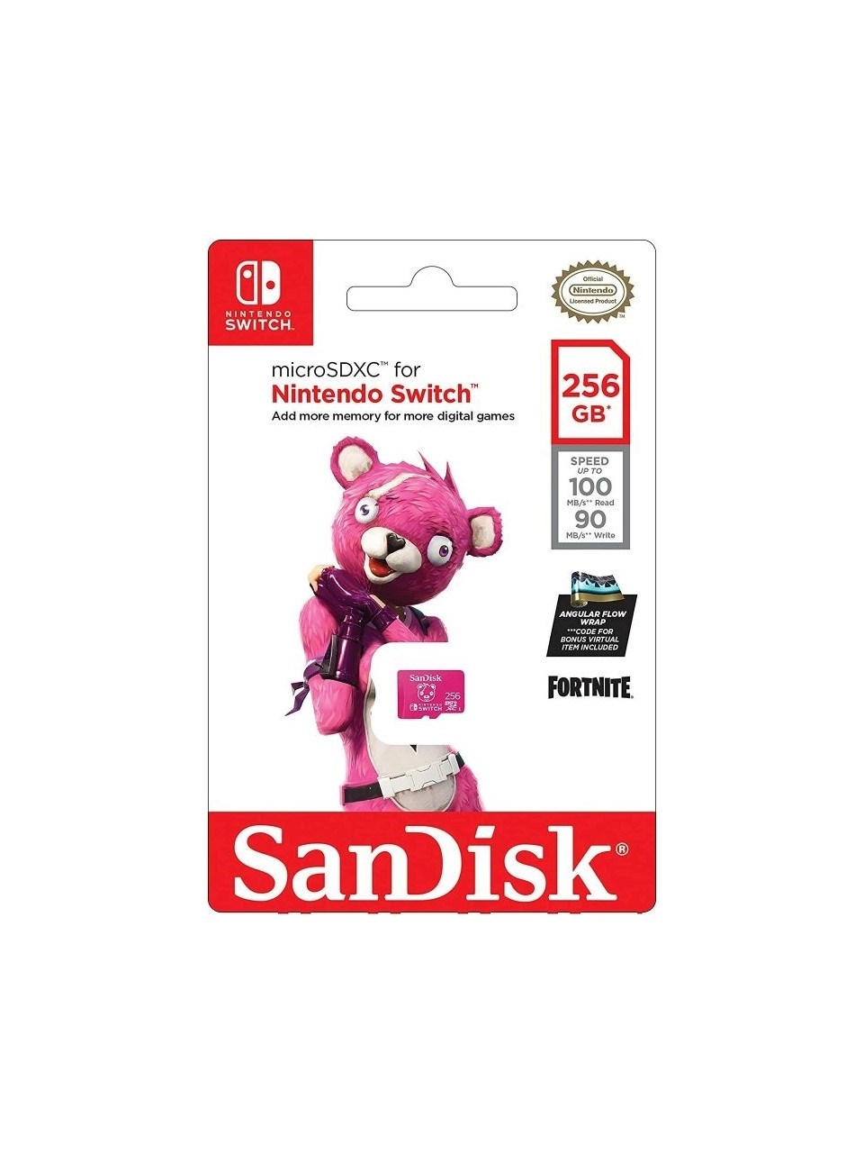 SanDisk 256GB  Nintendo Switch Uyumlu Fortnite Edition microSDXC Hafıza Kartı - SDSQXAO-256G-GN6ZG