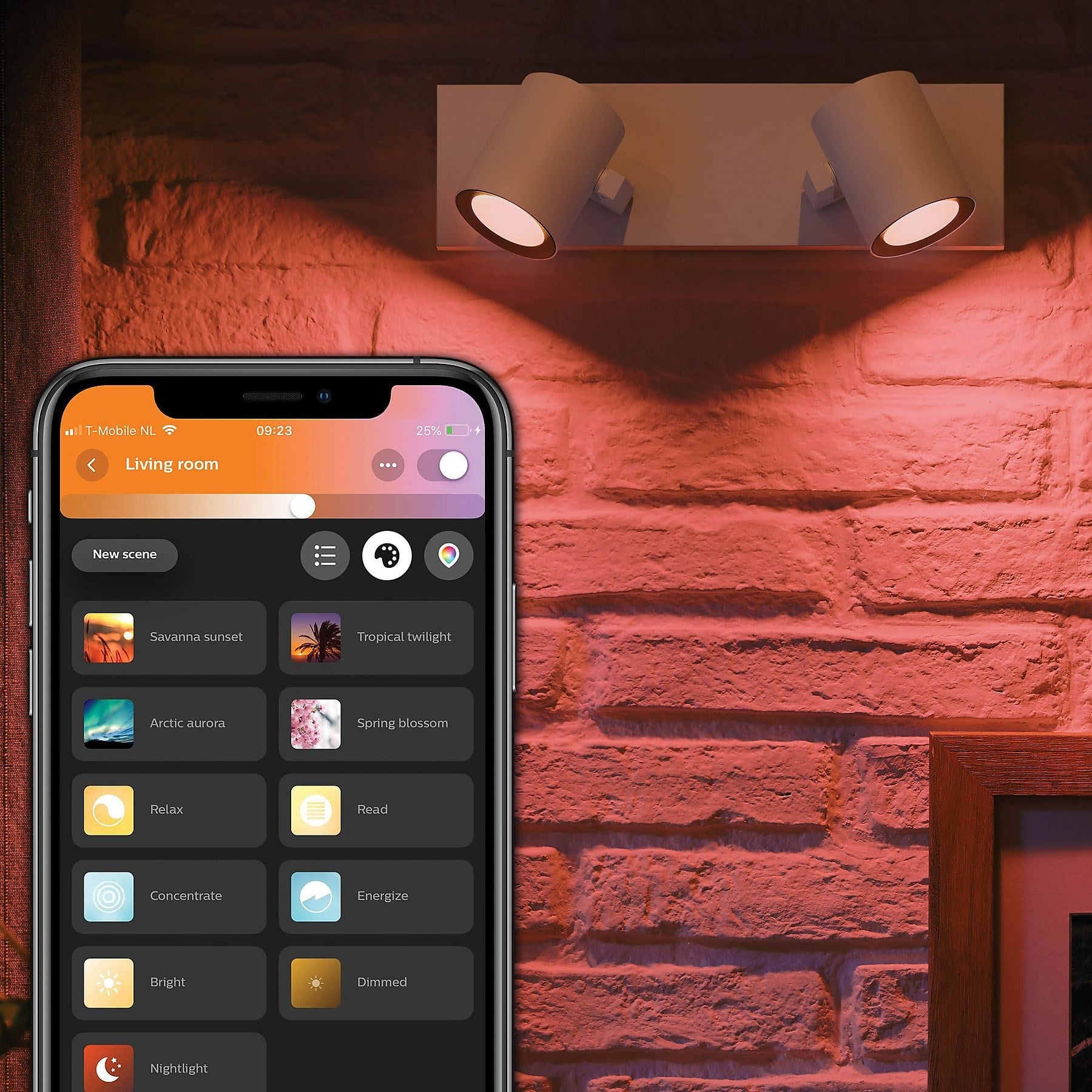 Philips Hue Argenta İkili Spot Lamba 2x4.2W (Beyaz)
