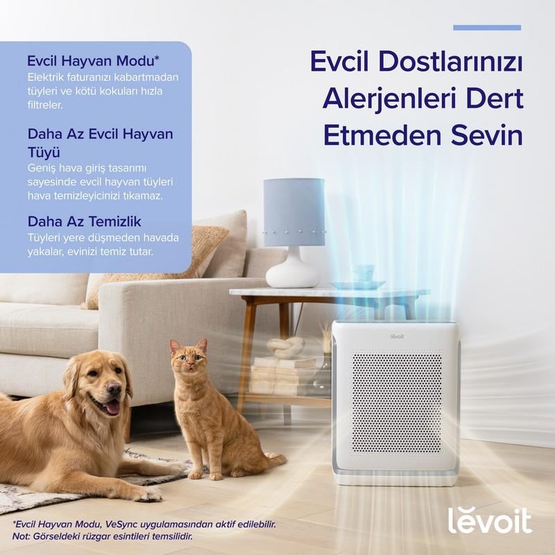 Levoit Vital 200S Pro Akıllı Gerçek HEPA Hava Temizleme Cihazı