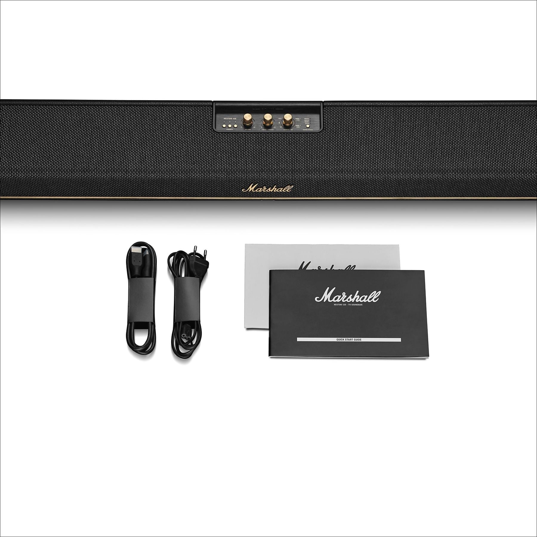 Marshall Heston 120 Dolby Atmos Soundbar, Siyah