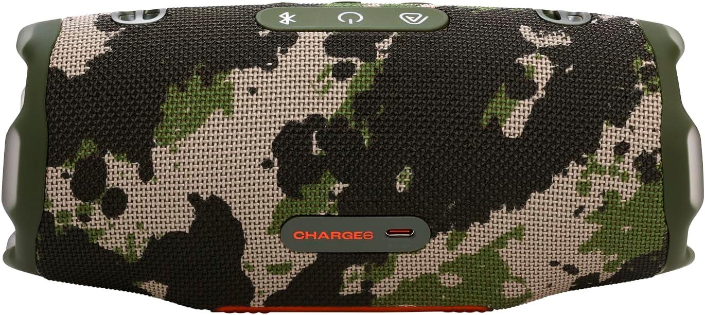 JBL Charge6 Bluetooth Hoparlör, IP67, Squad