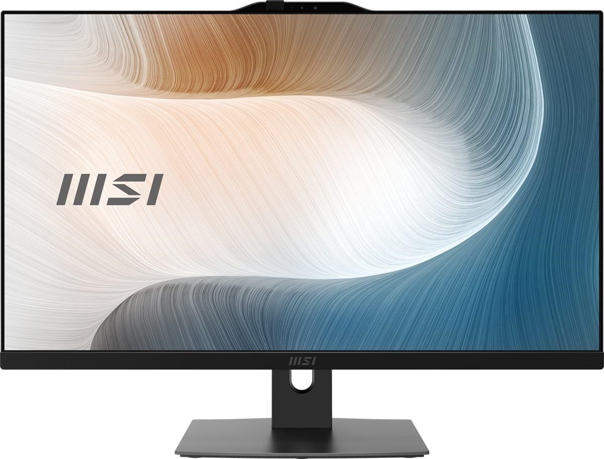 MSI MODERN AM272P 1M-1264XTR 27 FHD(1920X1080) CORE 5 120U 16GB DDR5 500GB SSD FDOS SIYAH AIO PC