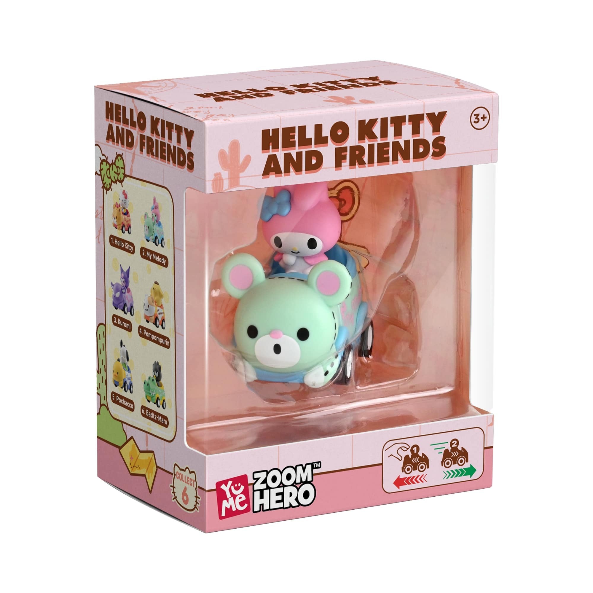 Yume Hello Kitty and Friends Zoom Hero Window Box My Melody