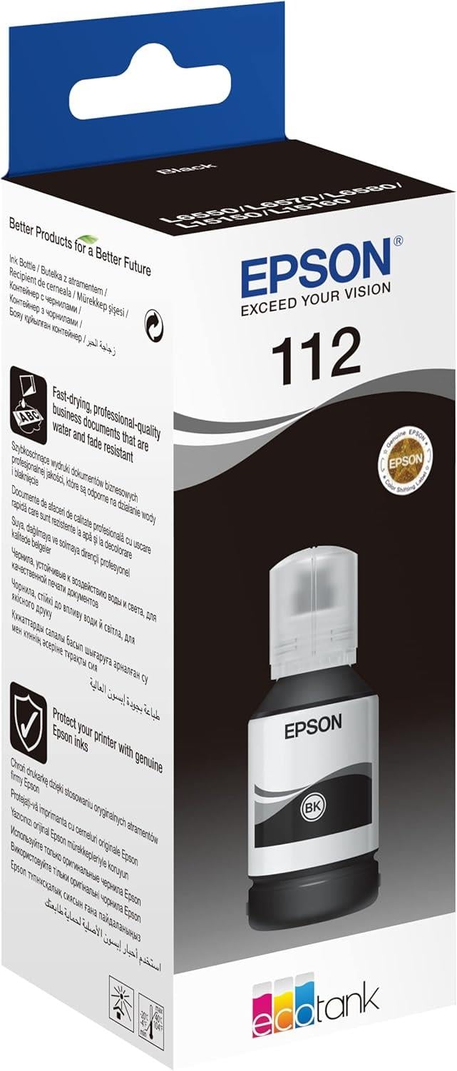 Epson 112 EcoTank Black  Bottle - C13T06C14A