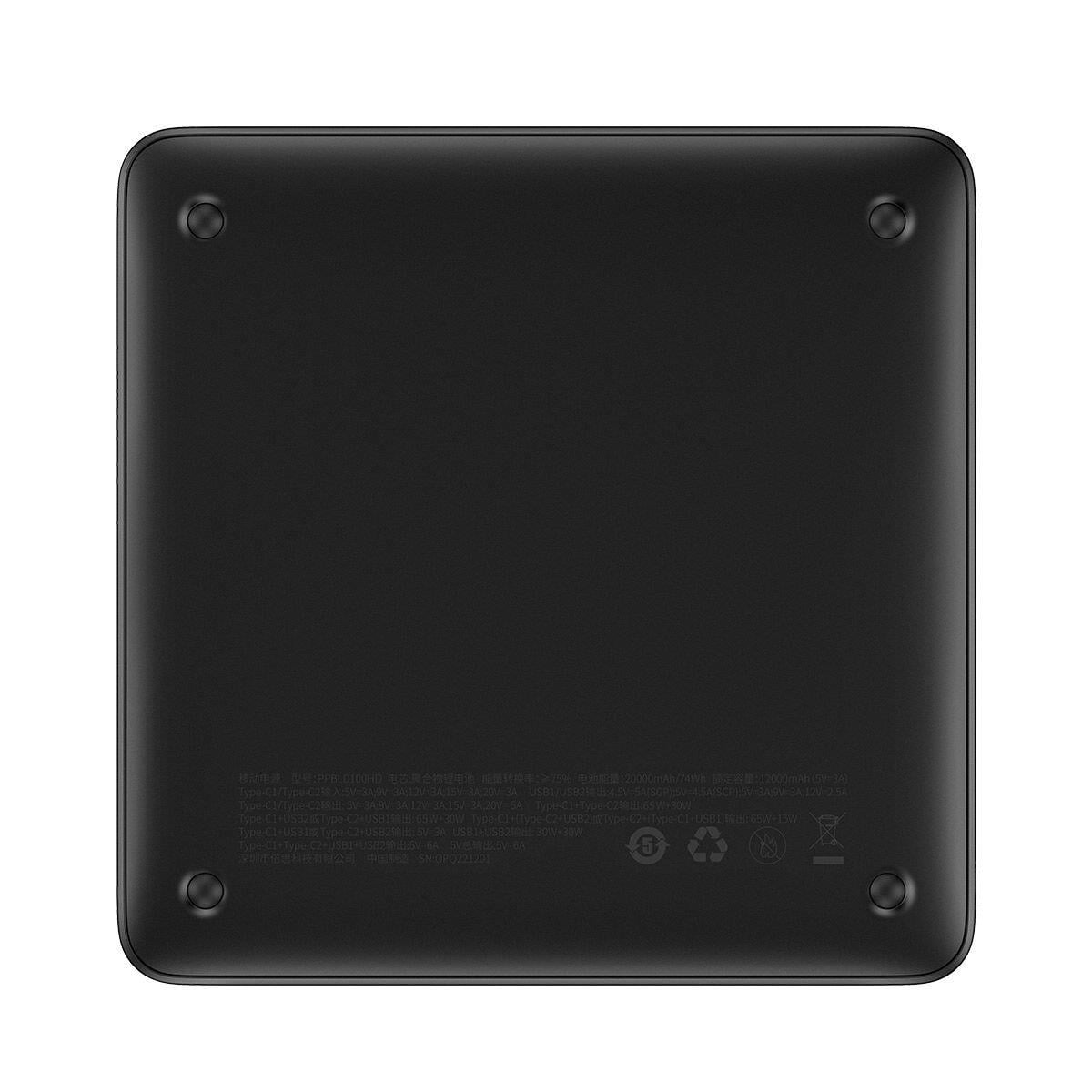 Baseus Blade Power HD Edition Dijital Ekranlı 100W 20.000 mAh Notebook için Powerbank