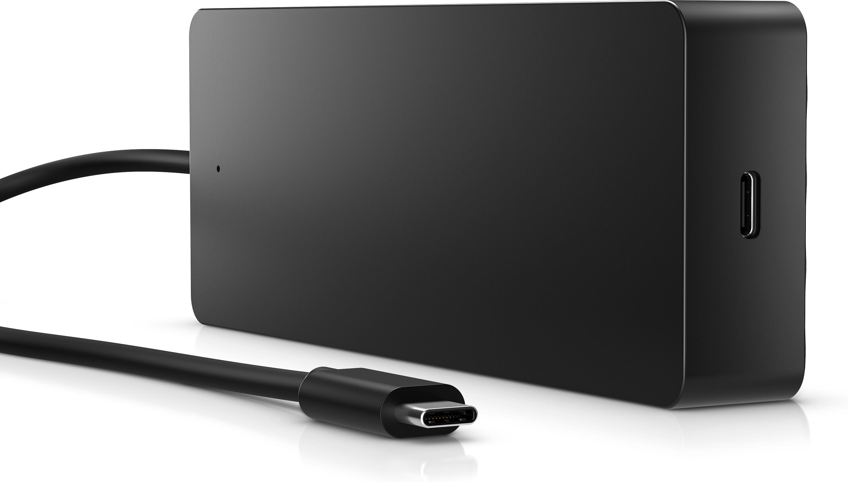 HP Universal USB-C Multiport Hub Yerleştirme USB 3.2 Gen 2 (3.1 Gen 2) Type-C - Siyah