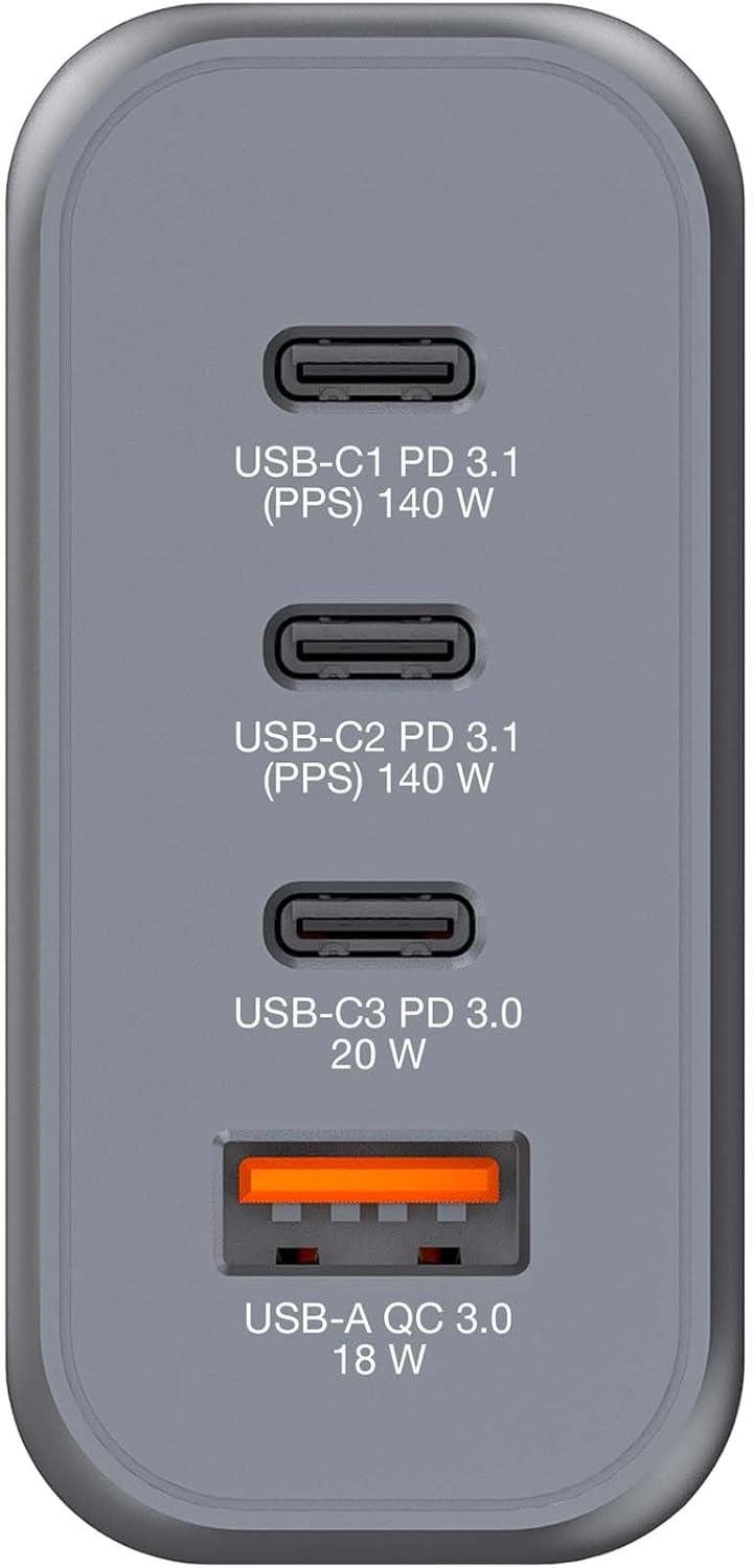 Verbatim 32203 - V GNC-140 GaN Charger 140W