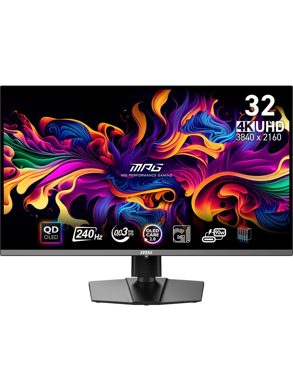 MSI 31.5 MPG 321URX QD-OLED 3840x2160 (UHD) 16:9 FLAT QD-OLED 240HZ 0.03MS ADAPTIVE-SYNC GAMING MONI
