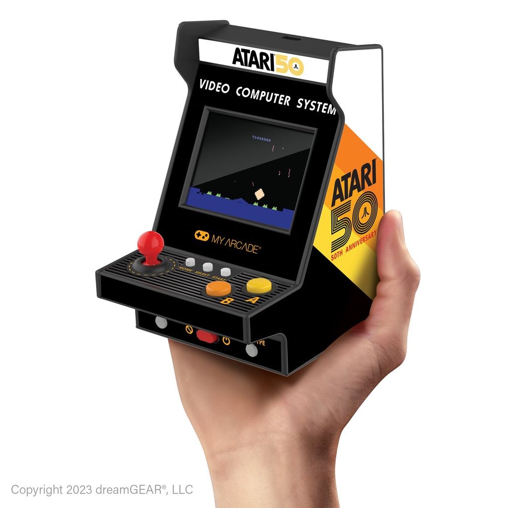 My Arcade 12Cm Atari Portable Retro Arcade 75 Oyun